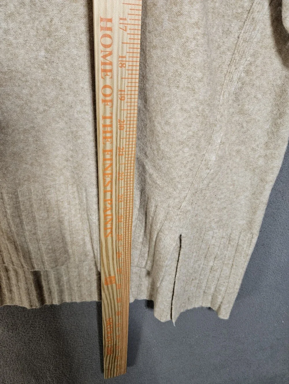 Free People Phoebe Sweater Women XS Top Beige Pullover Boho Oversized Wool Blend